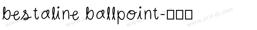 bestaline ballpoint字体转换
